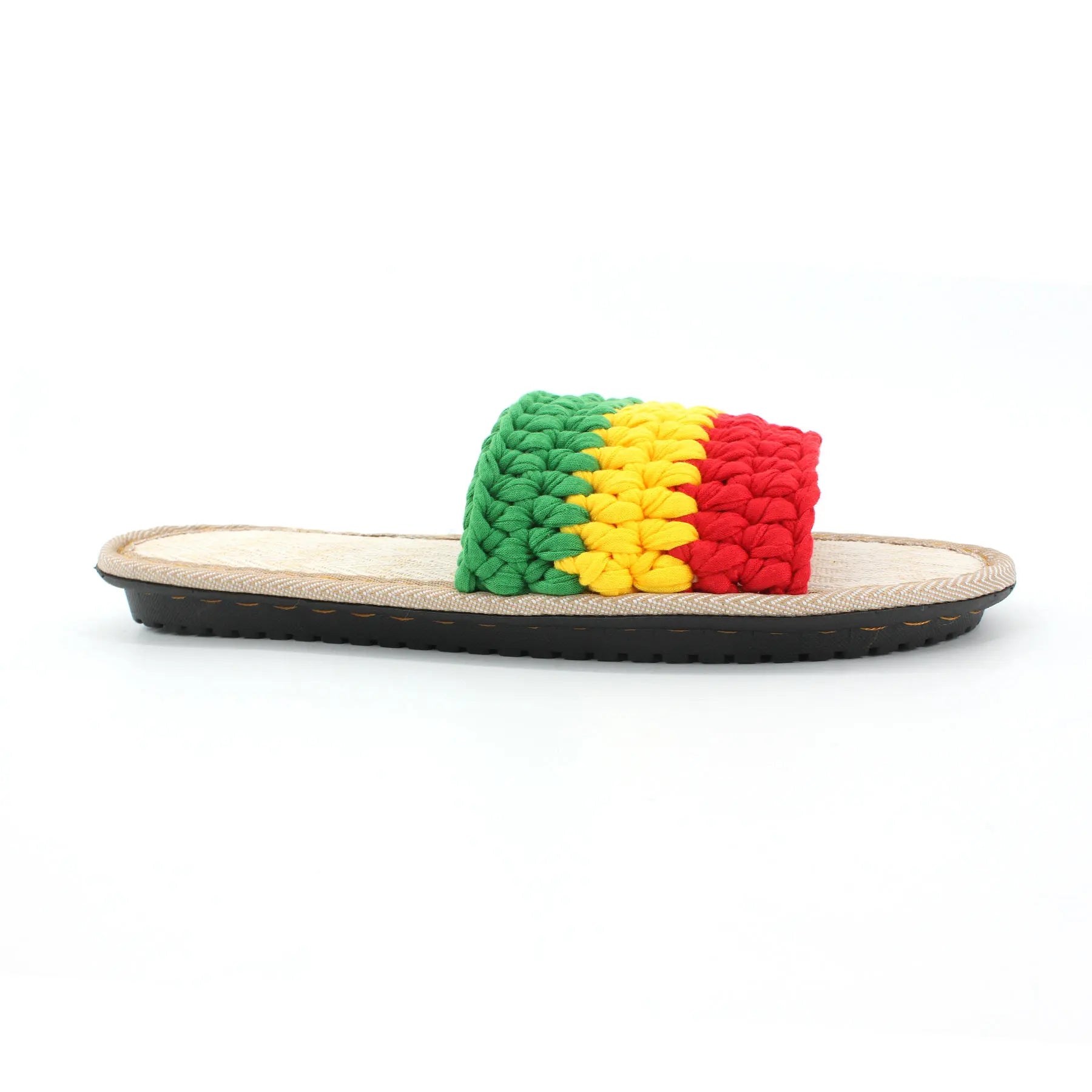 Rasta Jamaica Unisex Hand-made Crocheted Slippers