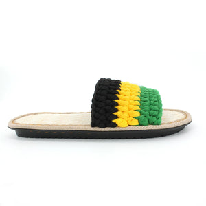 Rasta Jamaica Unisex Hand-made Crocheted Slippers