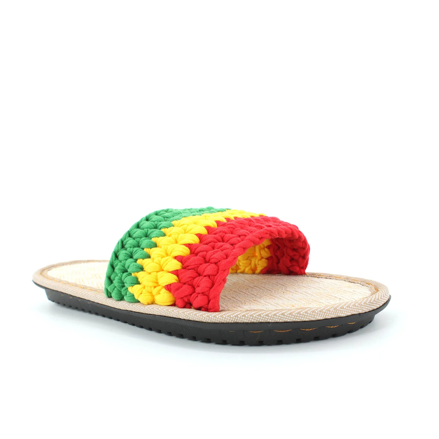 Rasta Jamaica Unisex Hand-made Crocheted Slippers