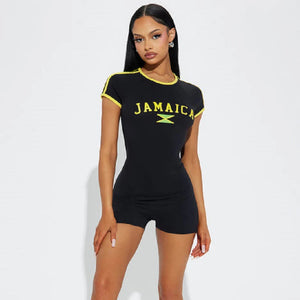 Jamaica Flag Sporty Jumpsuit