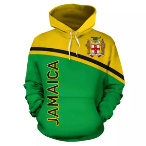 Jamaica Coat Of Arms 3D Print Hoodie