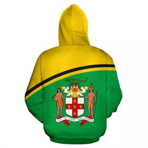 Jamaica Coat Of Arms 3D Print Hoodie