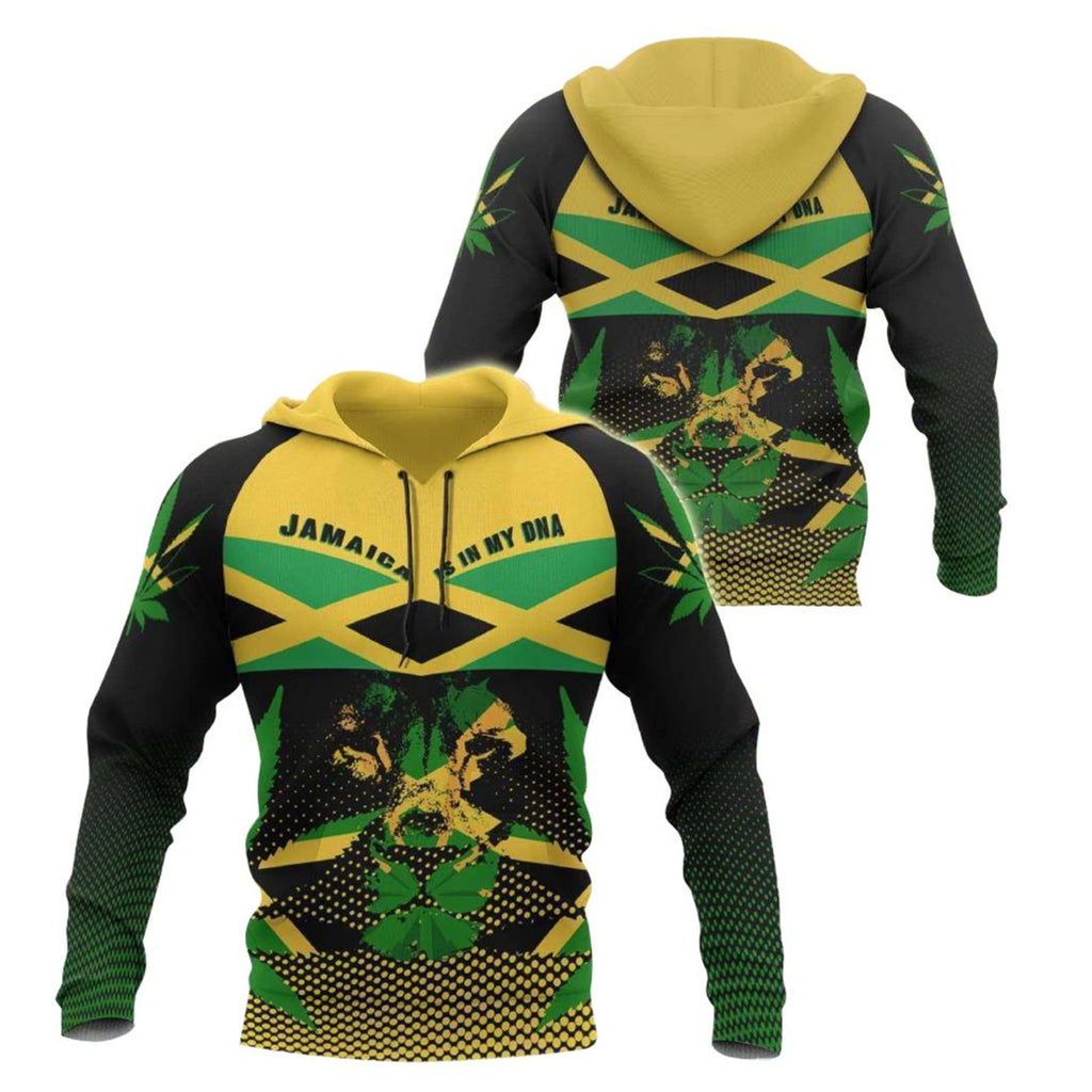 Jamaica Lion 3D Printed Unisex Hoodie