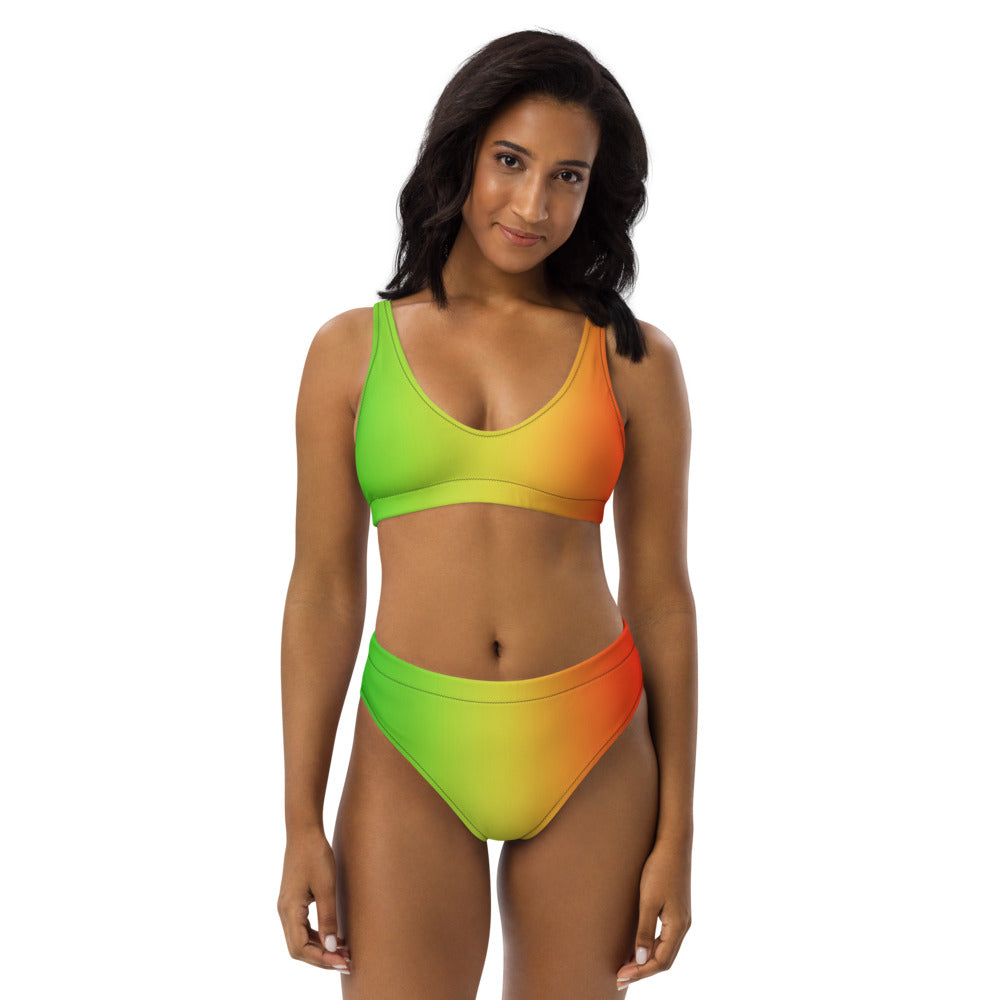 Rasta Recycled high-waisted bikini