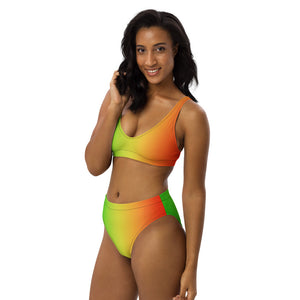 Rasta Recycled high-waisted bikini