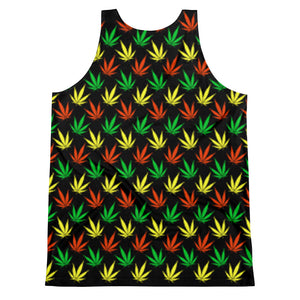 Weed Leaf Rasta Unisex Tank Top