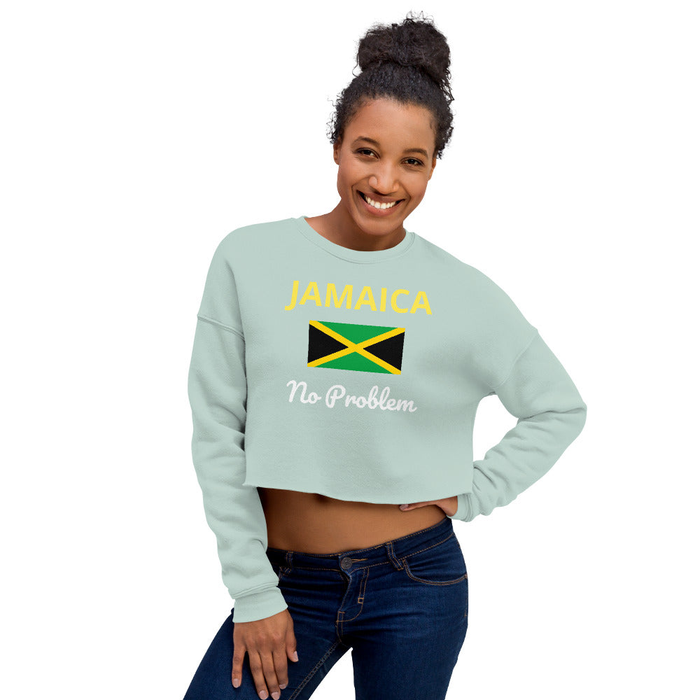 Jamaica No Problem Crop Sweatshirt