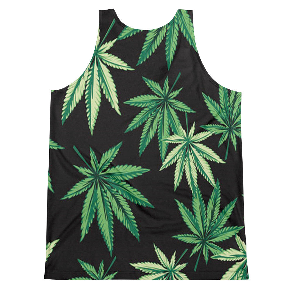 Weed Leaf Unisex Tank Top