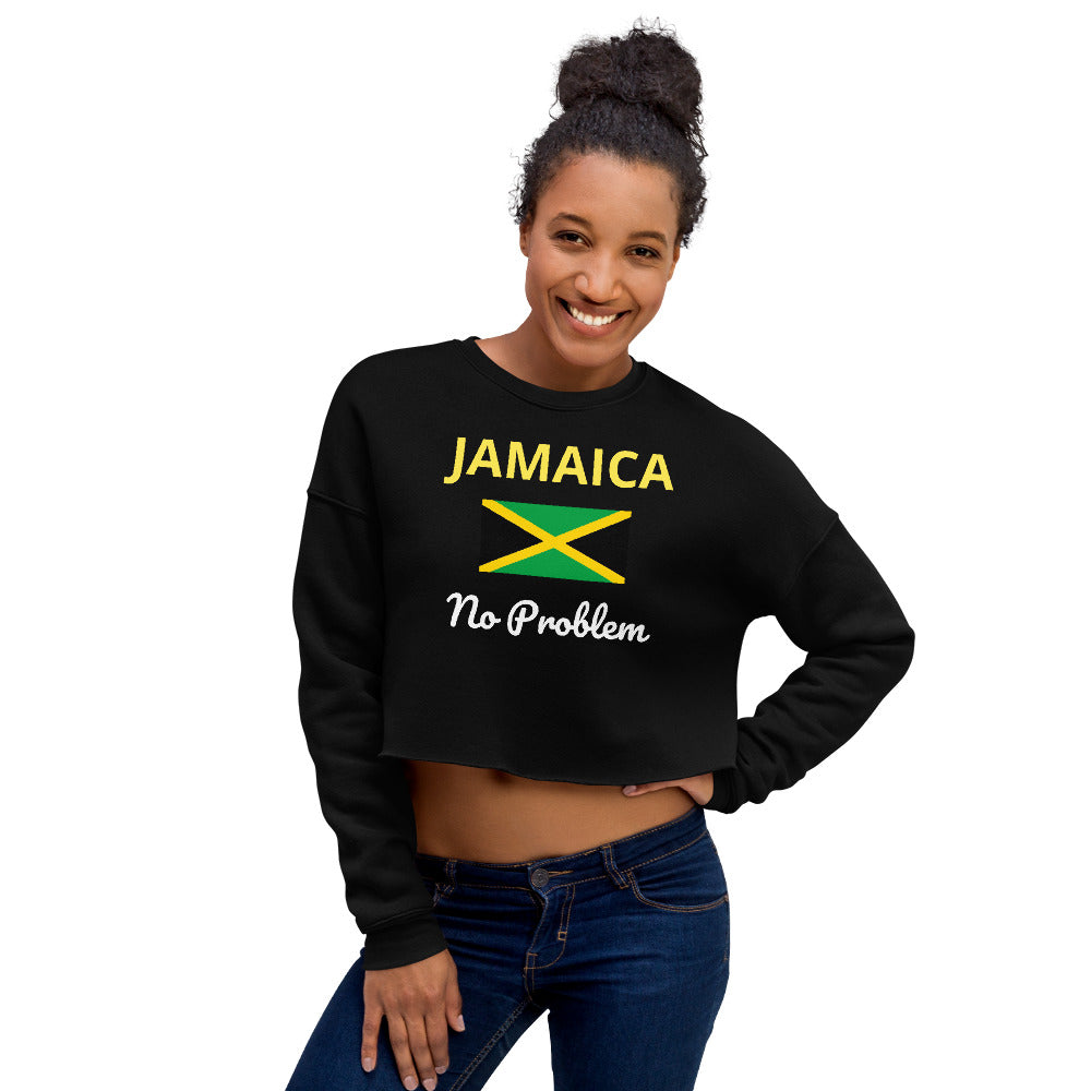 Jamaica No Problem Crop Sweatshirt