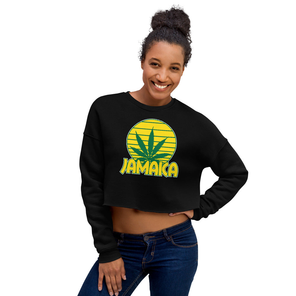 Jamaica Weed Leaf Crop Sweatshirt