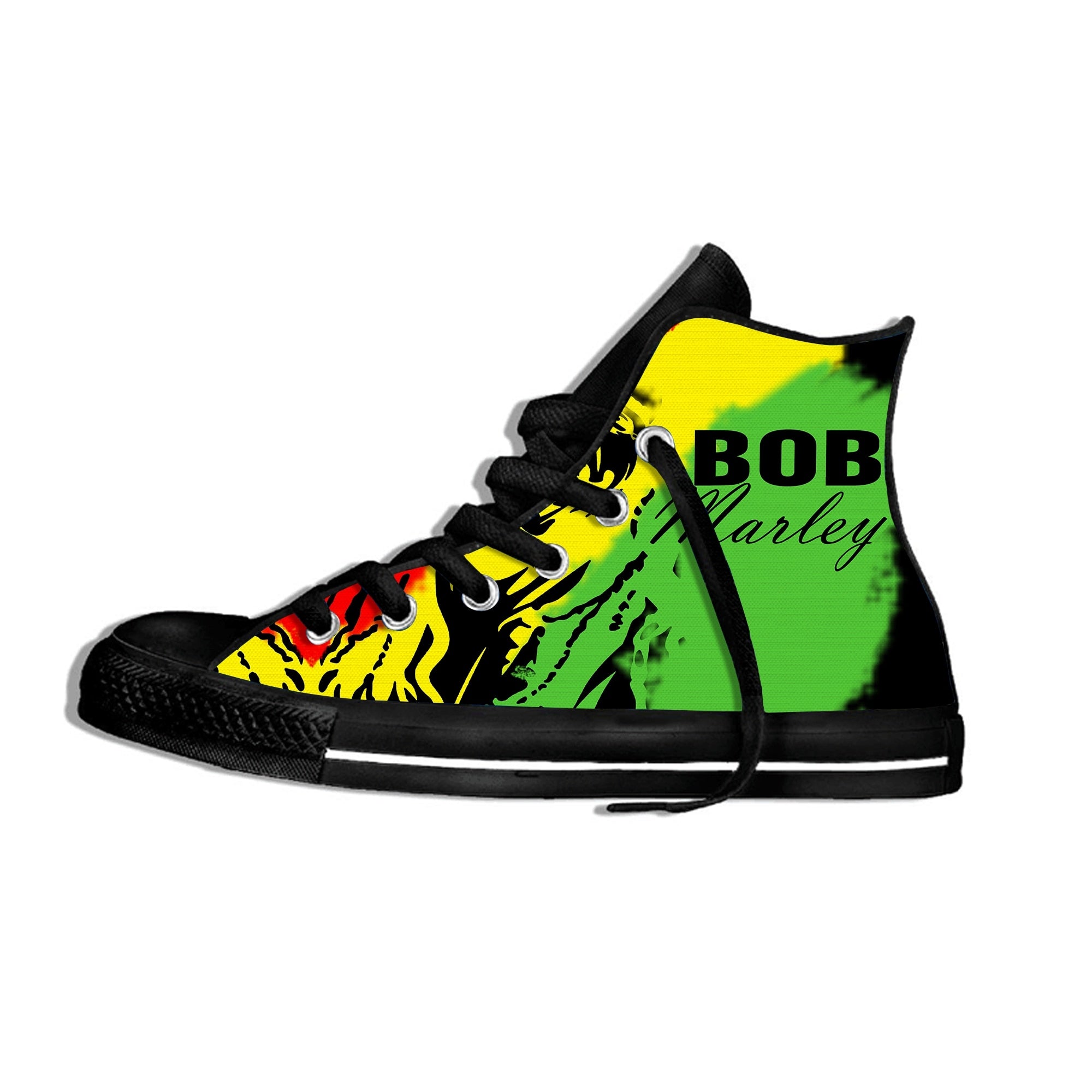 Bob Marley 3D Canvas Shoes