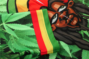 Rastaman Weed Leaf Cycling Jersey Set