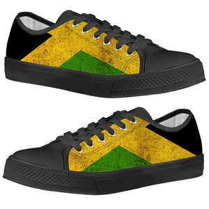 Rasta Jamaica Vulcanized 3D Print Canvas Shoes