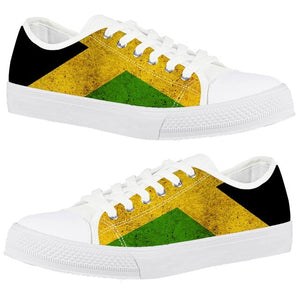 Rasta Jamaica Vulcanized 3D Print Canvas Shoes