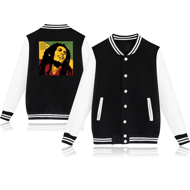 Bob Marley Baseball Jacket