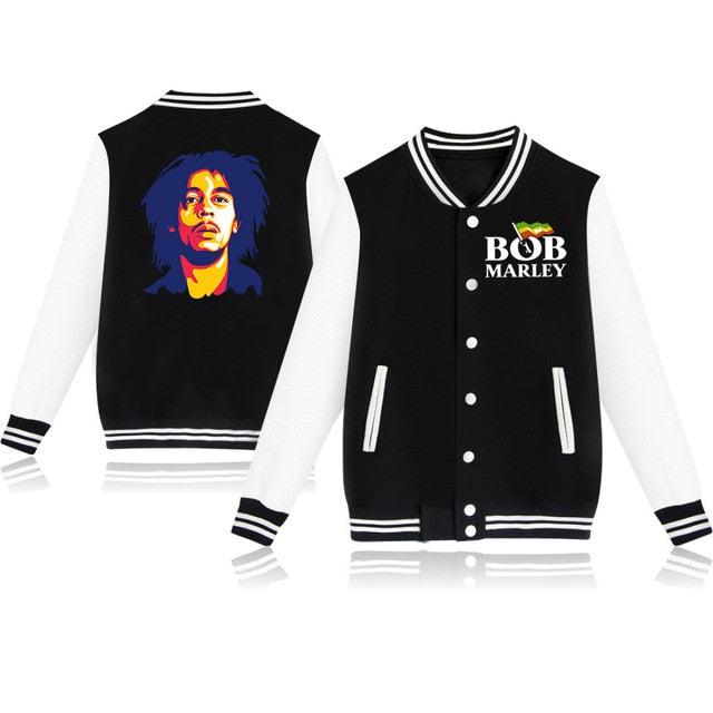 Bob Marley Baseball Jacket