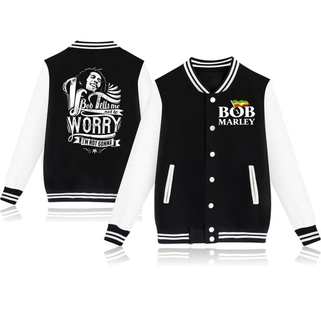 Bob Marley Baseball Jacket