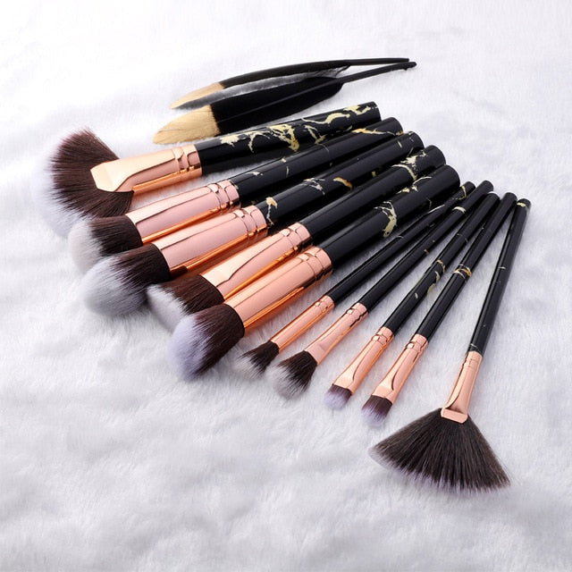 15Pcs Makeup Brushes Tool Set