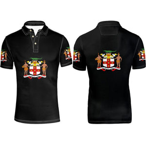 Jamaica Flag Coat of Arms Polo T-shirt