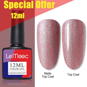 Glitter Sequins UV LED Nail Gel Polish