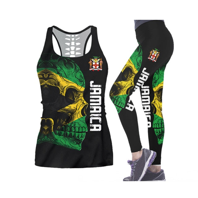 Jamaica Hollow Tank Top & Leggings