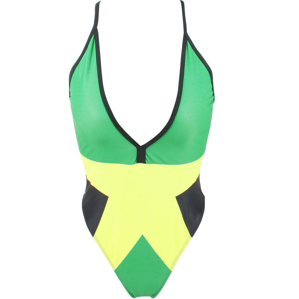 Jamaica Flag One Piece Swimsuit