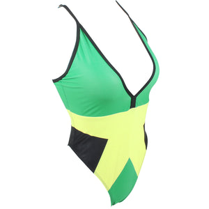 Jamaica Flag One Piece Swimsuit