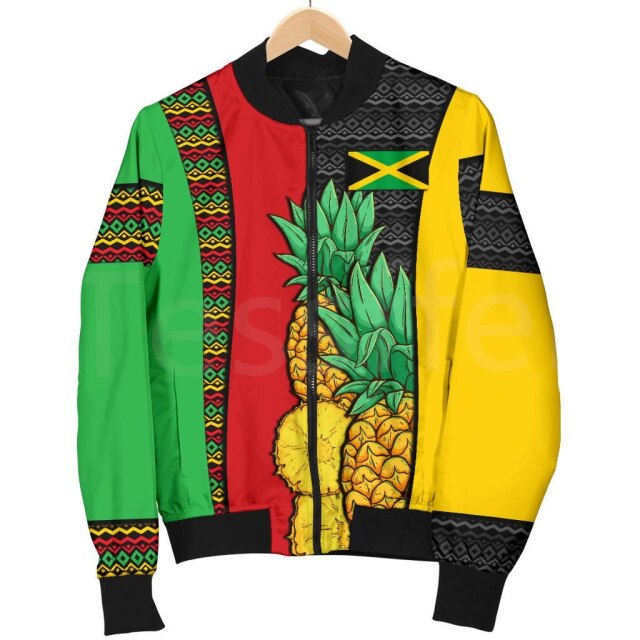 Jamaica Flag Unisex Bomber Jacket