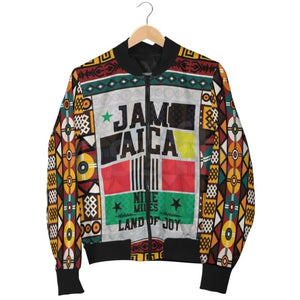 Jamaica Flag Unisex Bomber Jacket