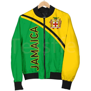 Jamaica Flag Unisex Bomber Jacket