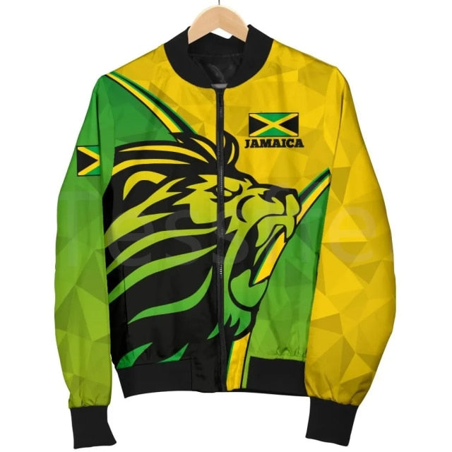 Jamaica Flag Unisex Bomber Jacket