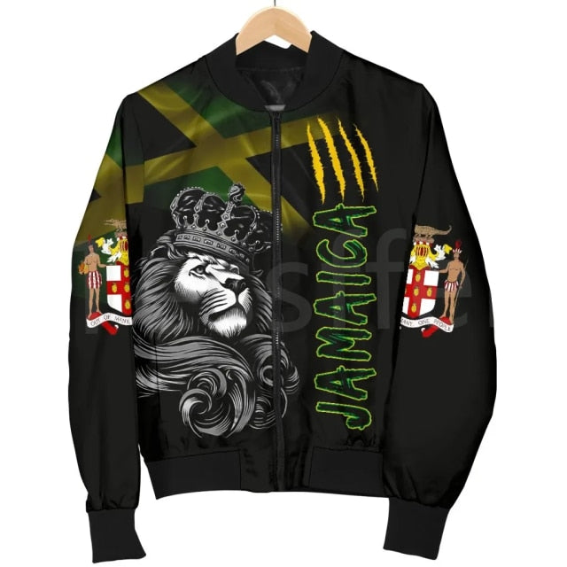 Jamaica Flag Unisex Bomber Jacket