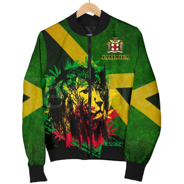 Jamaica Flag Unisex Bomber Jacket