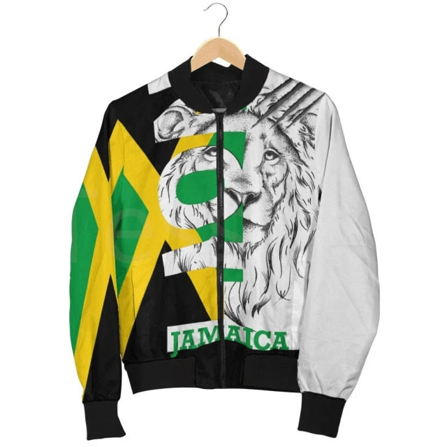 Jamaica Flag Unisex Bomber Jacket