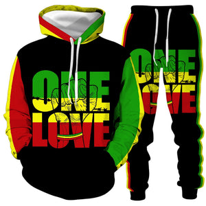 One Love Rasta Hooded Tracksuit