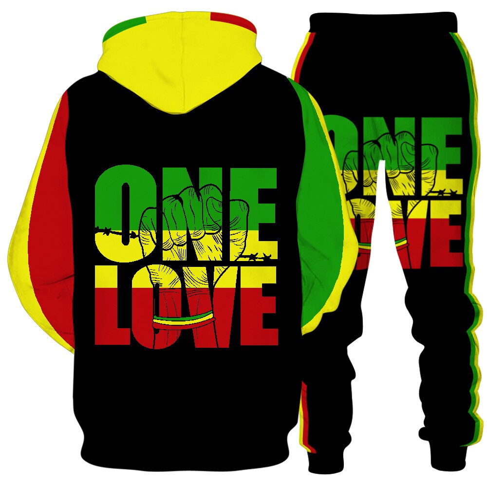 One Love Rasta Hooded Tracksuit