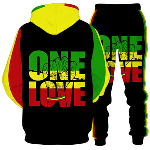 One Love Rasta Hooded Tracksuit