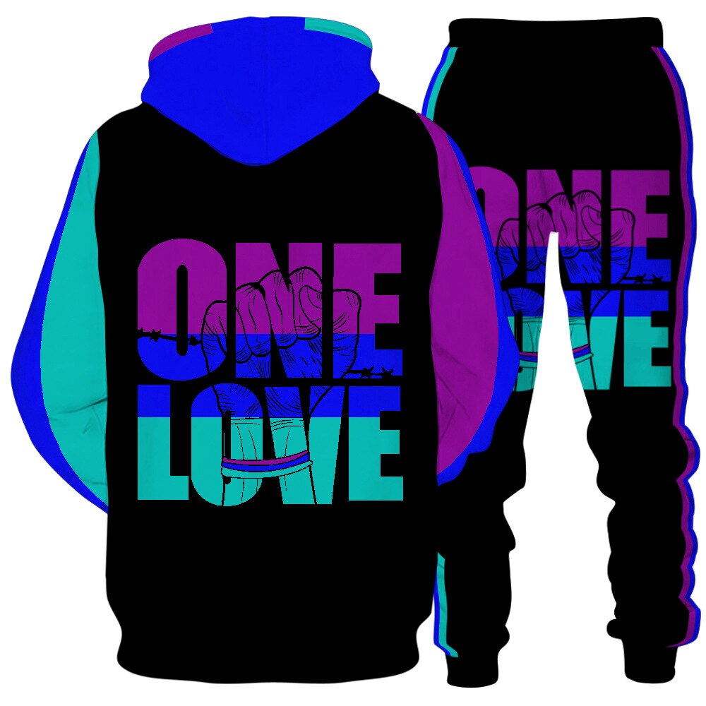 One Love Rasta Hooded Tracksuit