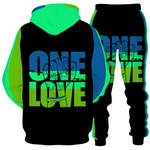 One Love Rasta Hooded Tracksuit