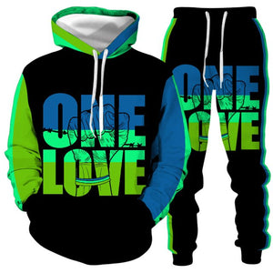 One Love Rasta Hooded Tracksuit