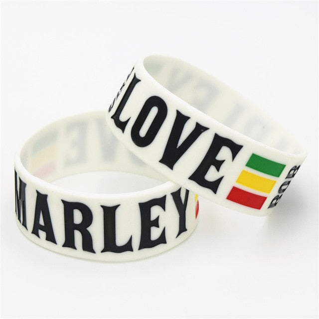 One Love BOB Marley Silicone Wristband