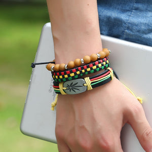 Rasta Handmade Bracelet Set