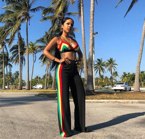 Rasta Colors 2 Piece Outfit