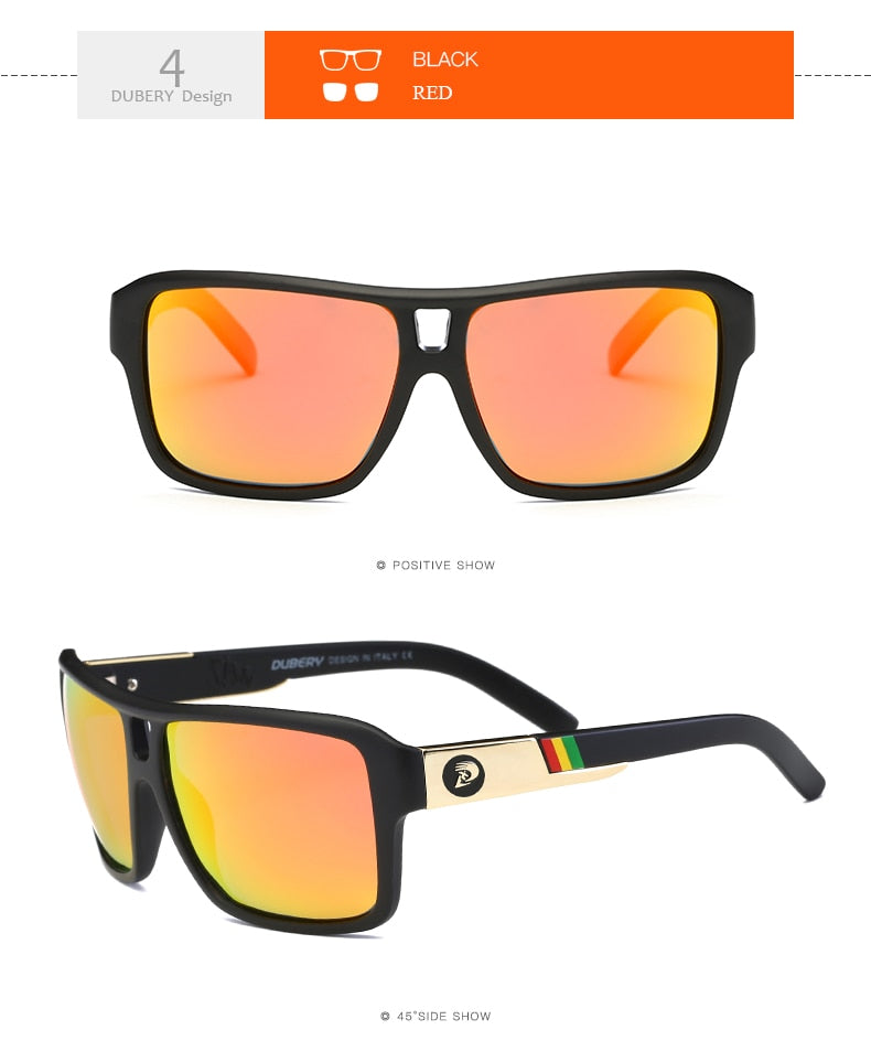 Dragon Polarized Rasta Stripe Sunglasses