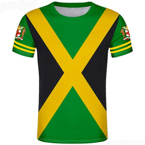 Jamaica Flag Coat Of Arms T-Shirt