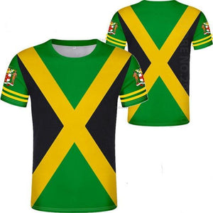 Jamaica Flag Coat Of Arms T-Shirt