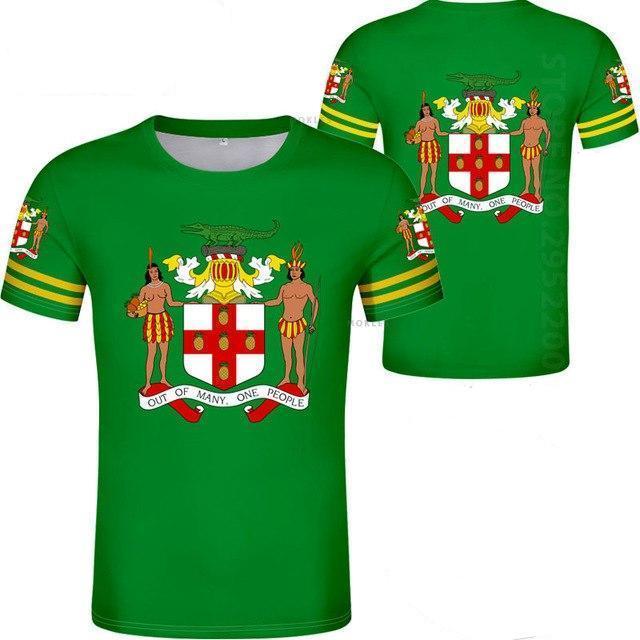 Jamaica Flag Coat Of Arms T-Shirt