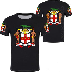 Jamaica Flag Coat Of Arms T-Shirt