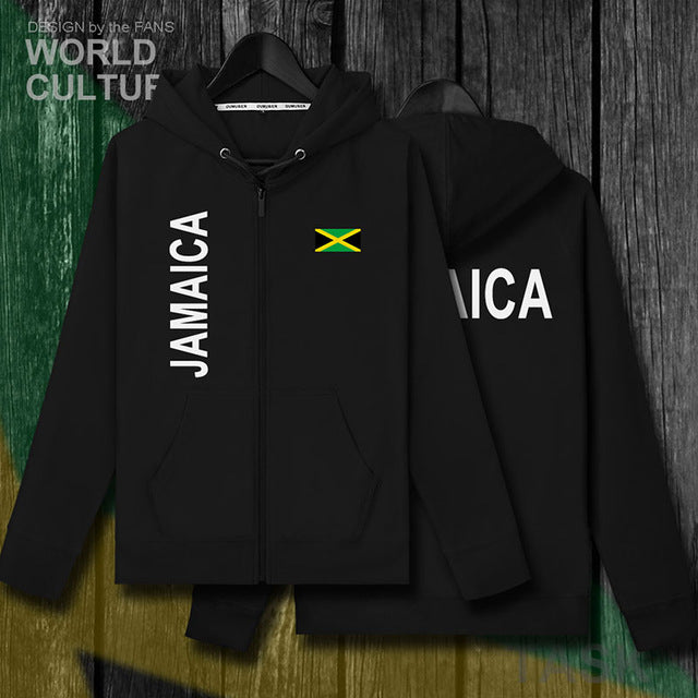 Jamaica Zipper Hooded Sweatshirt