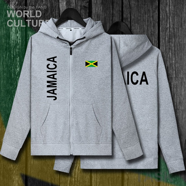 Jamaica Zipper Hooded Sweatshirt